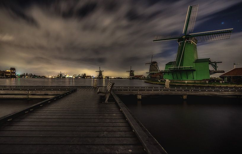 Zaanse Schans by Night von Mario Calma