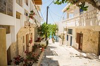 Griechische Straßenszene auf Kreta