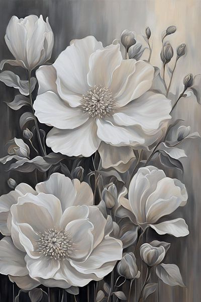 Wedding Floral Blossom 1.1 Malerei von ComfortQ