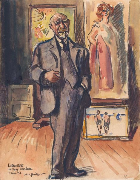 Willy Sluiter, Isaac Israels, 1932 by Atelier Liesjes