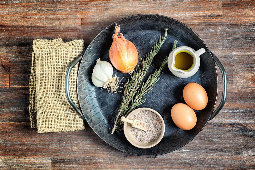 Pfanne mit Zutaten von Silvio Schoisswohl