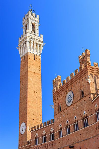 Torre del Mangia, Siena, Tuscany, Italy by Henk Meijer Photography