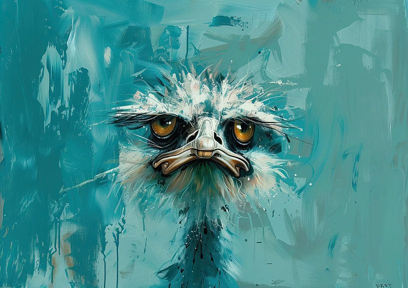 Gefiederte Fransen-Mode von Blickfänger Gemälde