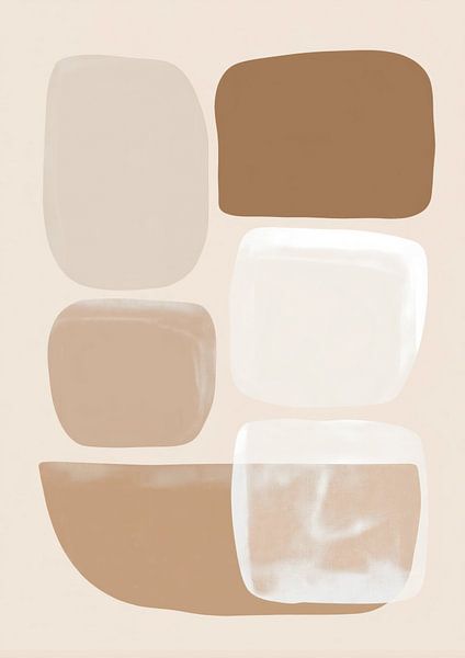 Abstract brown by Bert Nijholt