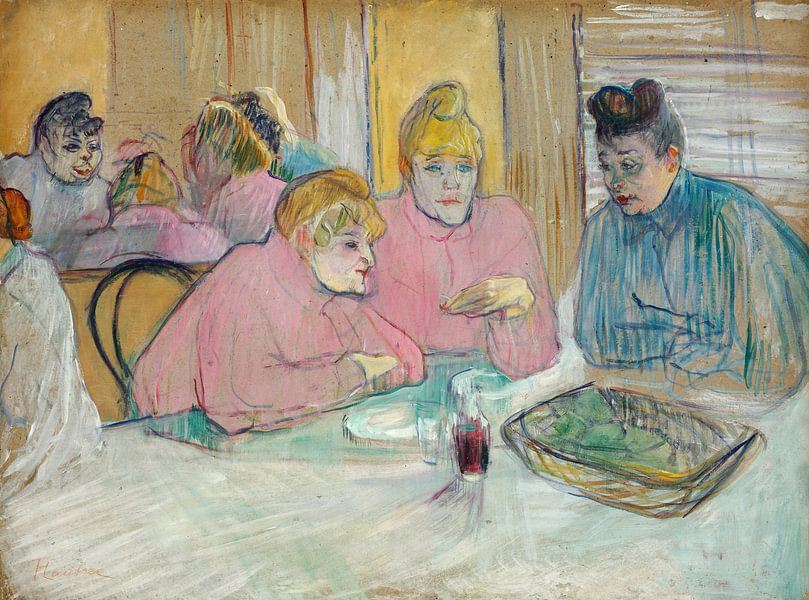 Die Damen im Speisesaal, Henri de Toulouse-Lautrec - 1893 von Het Archief