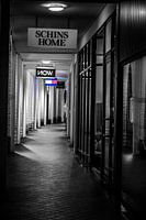 Black and white shopper