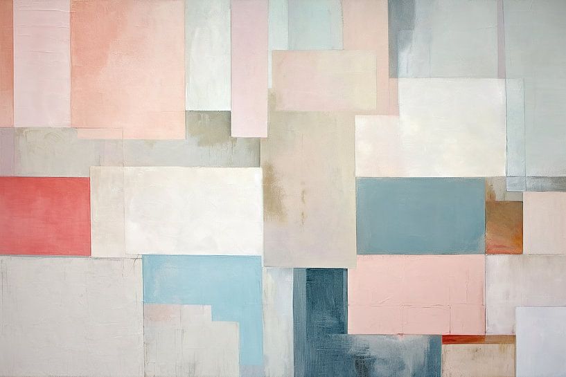 Light Grey Rivers | Modern Art by Eye catching paintings