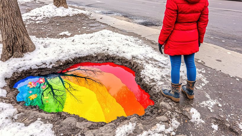 Piscine arc-en-ciel par Frank Heinz