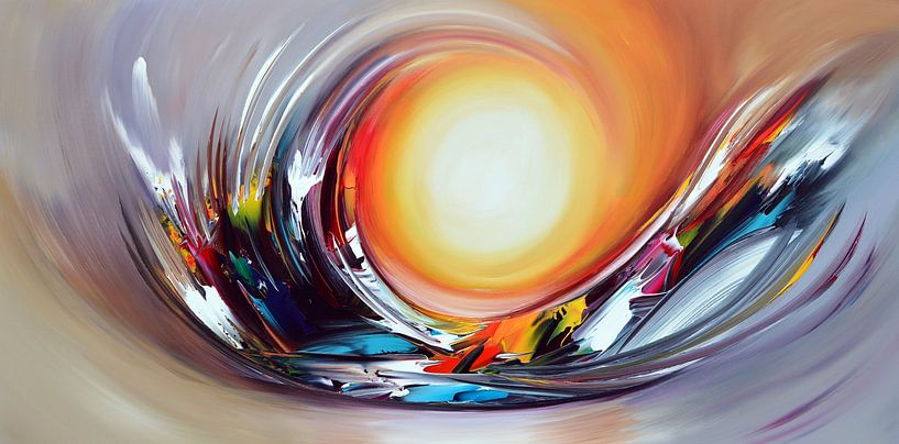 Feu et glace par Gena Theheartofart