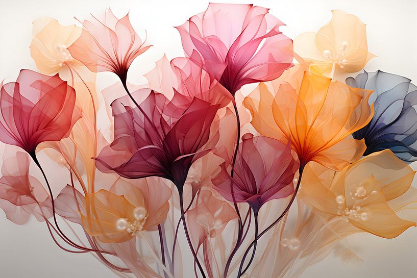 Perles de fleurs par Heike Hultsch