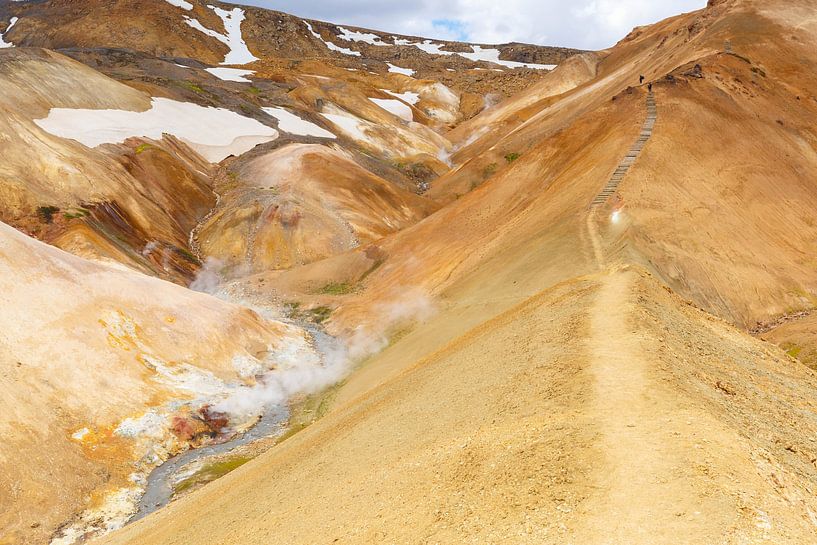 Kerlingarfjöll ein Gebirgszug in Island von Menno Schaefer