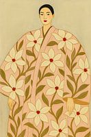 Porträt Aiko im Kimono