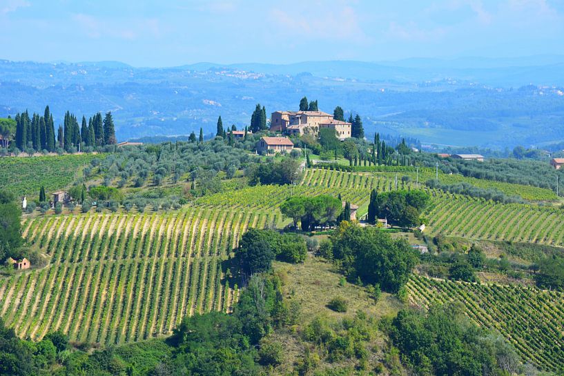 San Gimignano und Landschaft Toskana von My Footprints