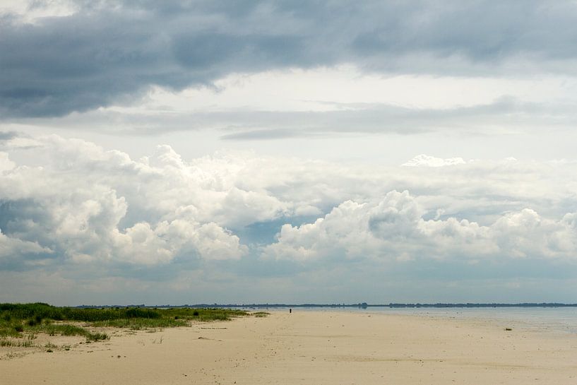 dunes with clouds on a wadden island by Karijn | Fine art Natuur en Reis Fotografie