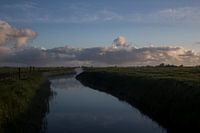 Nebula above a small river