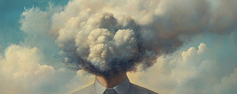 Above the Clouds Perspective by Abstract Painting