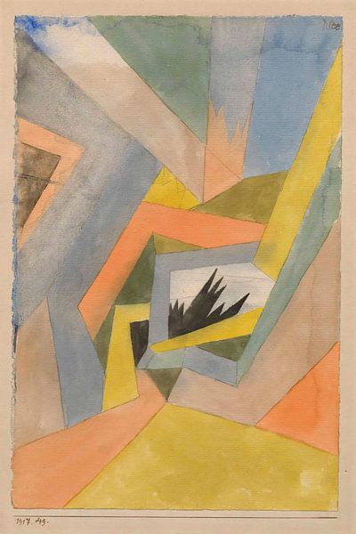 Die Idee der Tannen, Paul Klee von Meisterhafte Meister