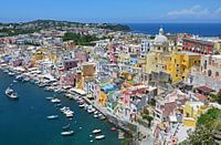 Italie, l'île de Procida au large de Naples