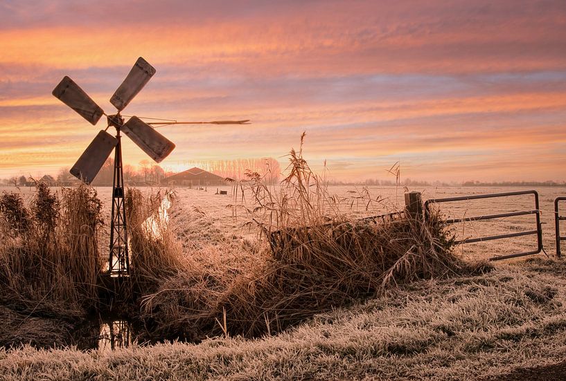 Wintermorgen irgendwo im Polder von By Marjolein Design