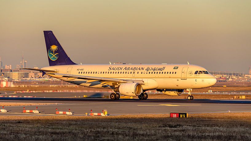 Saudi Arabian Airlines Airbus A320-200. by Jaap van den Berg