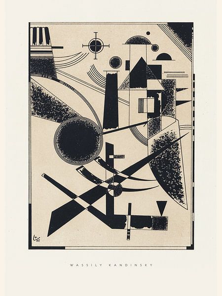 Wassily Kandinsky - Lithografie No. III von Old Masters