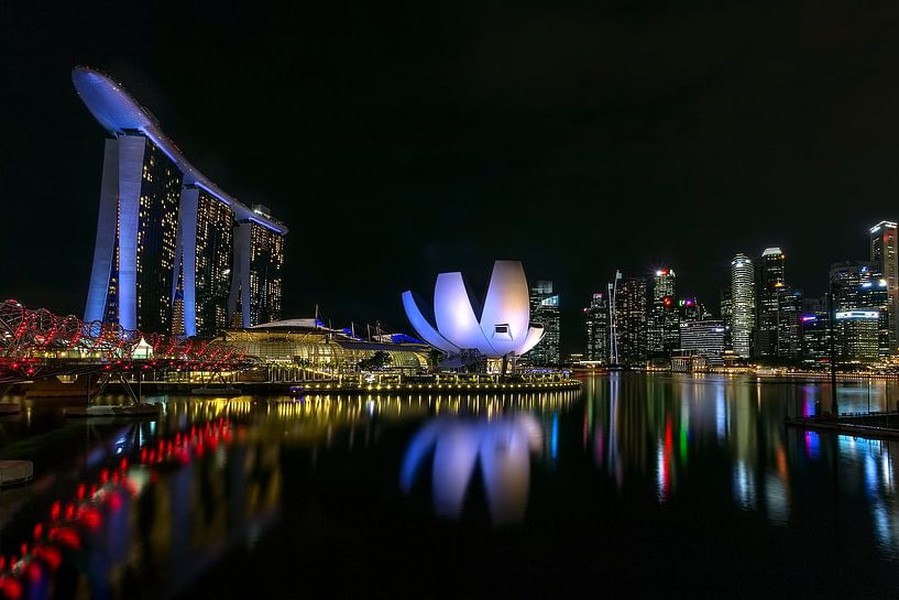 Singapur Marina Bay von Peter Tieleman