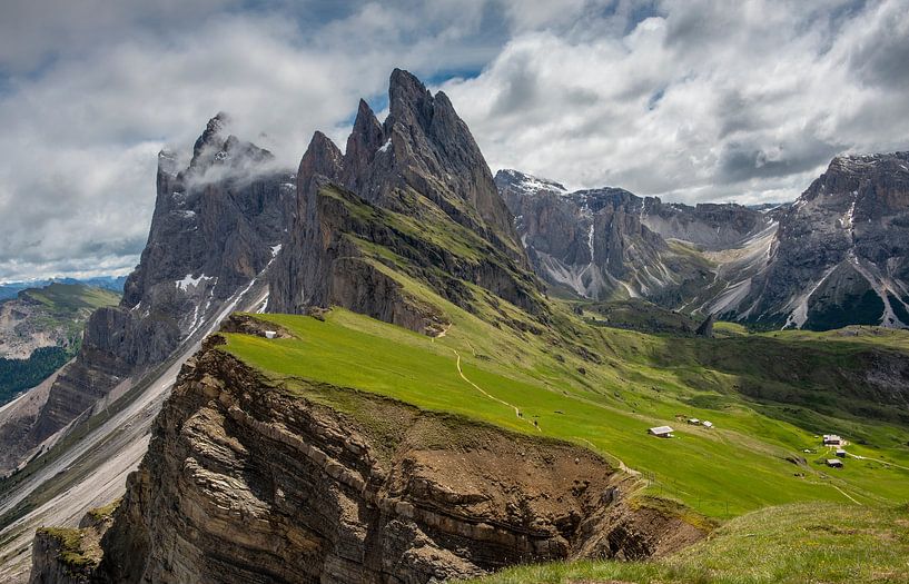 Morgens auf der Seceda von Petra Leusmann