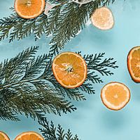 Valencia vibes - Orangen // Babyblau