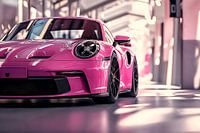 Rosa Porsche 911 GT3