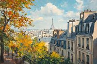 Couleurs d'automne sur Montmartre