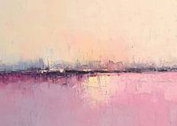 Sonnenuntergang und Spiegelung Abstrakt