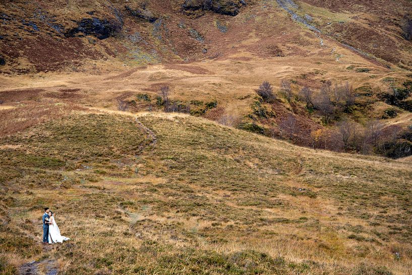 Eine asiatische Hochzeit in den schottischen Highlands von Hans de Waay
