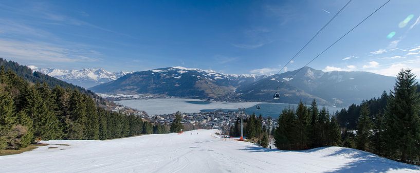 Panorama of Zell am See - Austria by Jack Koning