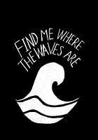 Surfing black and white