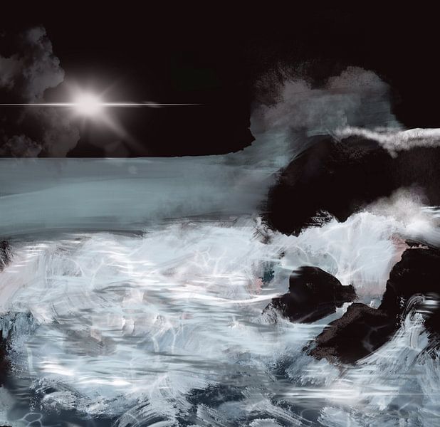 Eine mystisch verträumte Nacht am indischen Ozean von Susanna Schorr