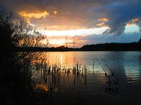 Landschaft Wasser Sonnenuntergang