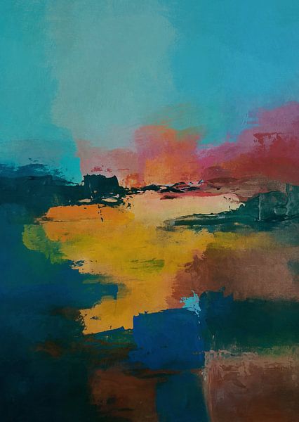 Abstrakte Landschaft von Angel Estevez