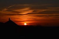 Zonsondergang in de Ardennen
