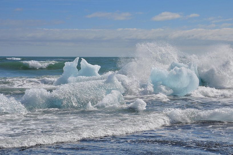 IJsbergen, Iceberg, IJsland, Iceland par Yvonne Balvers