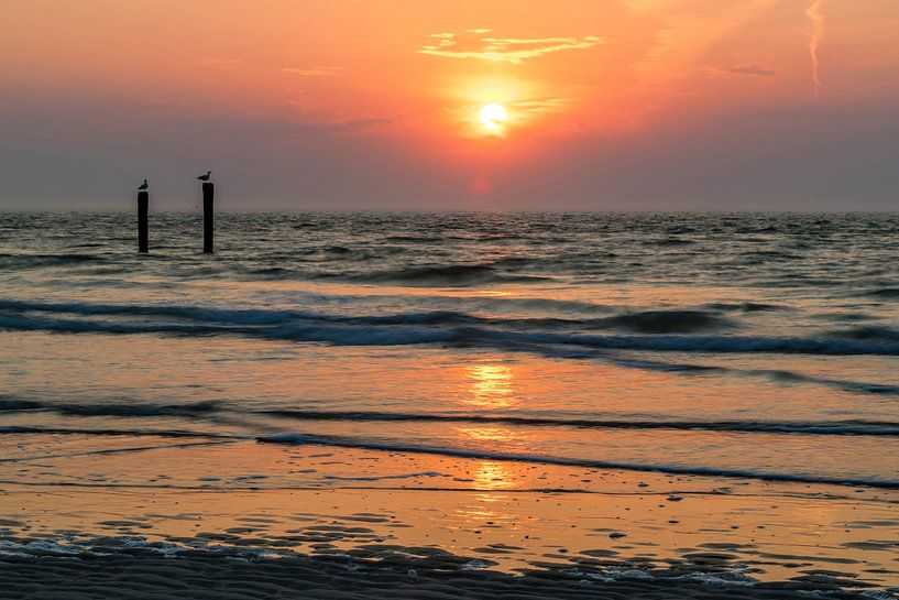 Sunset Zeeland par Henk Verstraaten
