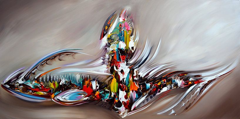 Vie abstraite par Gena Theheartofart