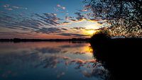 Coucher de soleil au Reeuwijkse Plassen