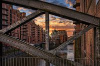 Hamburg - Speicherstadt mit Wasserschloss