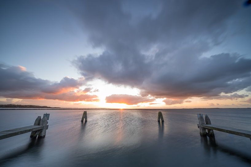 Zonsopgang bij de Brouwersdam par Patrick de Vleeschauwer