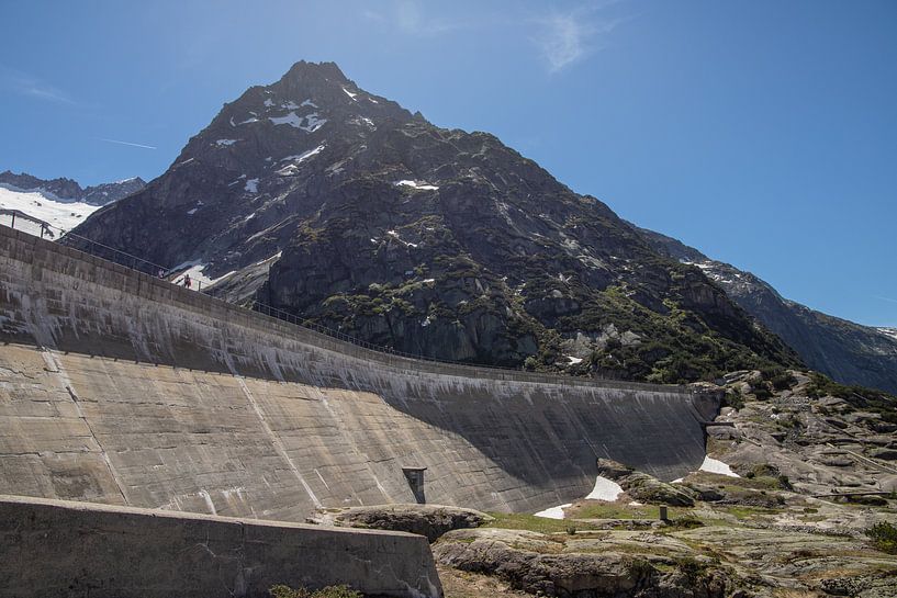 Dam, Gelmersee Switzerland by Sasja van der Grinten