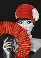 La femme à l'éventail