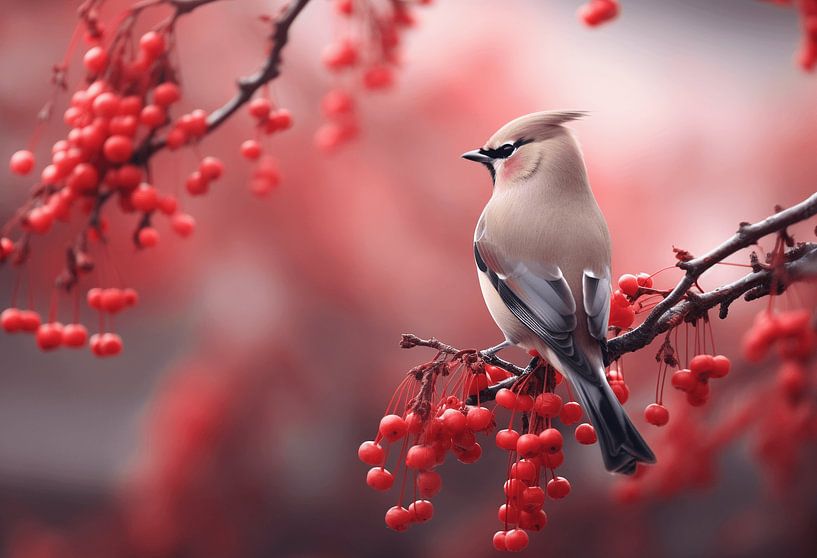 Bully en rouge par Karina Brouwer