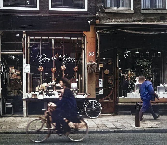 Utrechtsestraat 53 Amsterdam, anno 1975 von Peter Bartelings