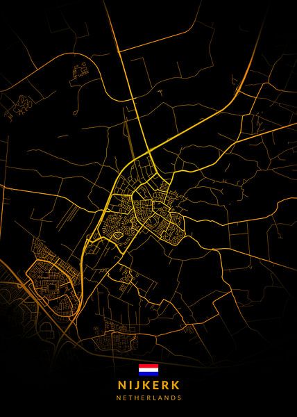 Nijkerk Stadtplan von Kenda Maruyama