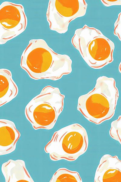 Fried egg by Poster Art Shop